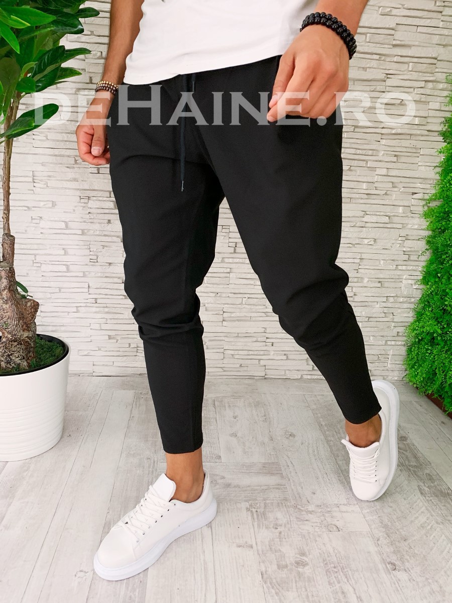 Pantaloni barbati negri smart casual zr a5443 j4-1