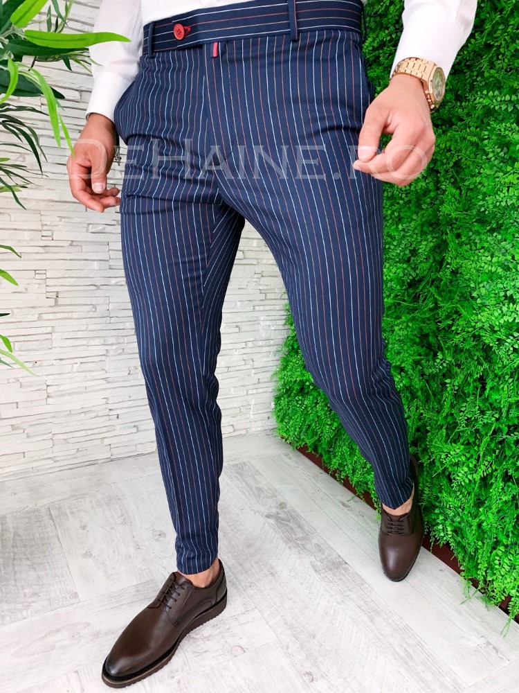 Pantaloni barbati eleganti zr a5106 a-2