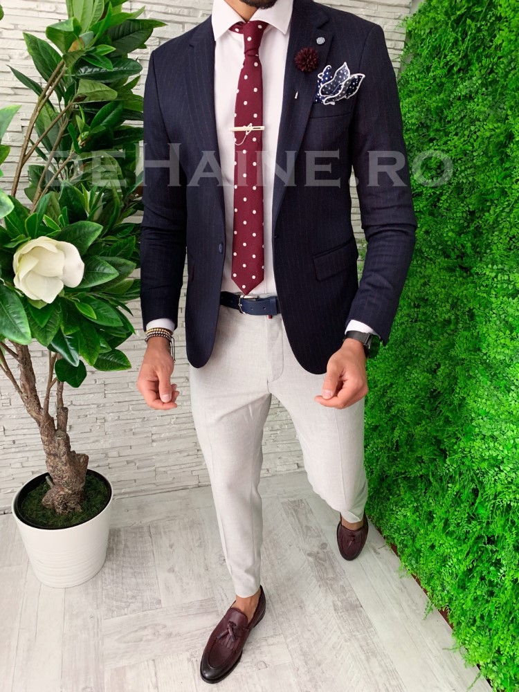 Sacou barbati slim fit zr a5007 s7