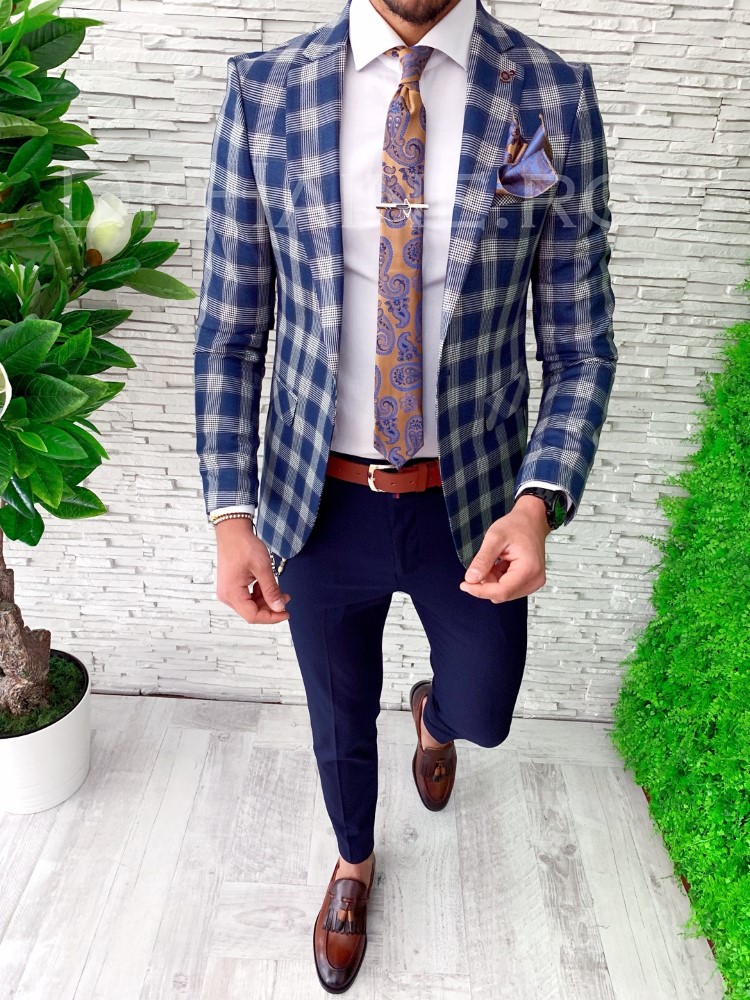 Sacou barbati slim fit zr a4874 s4