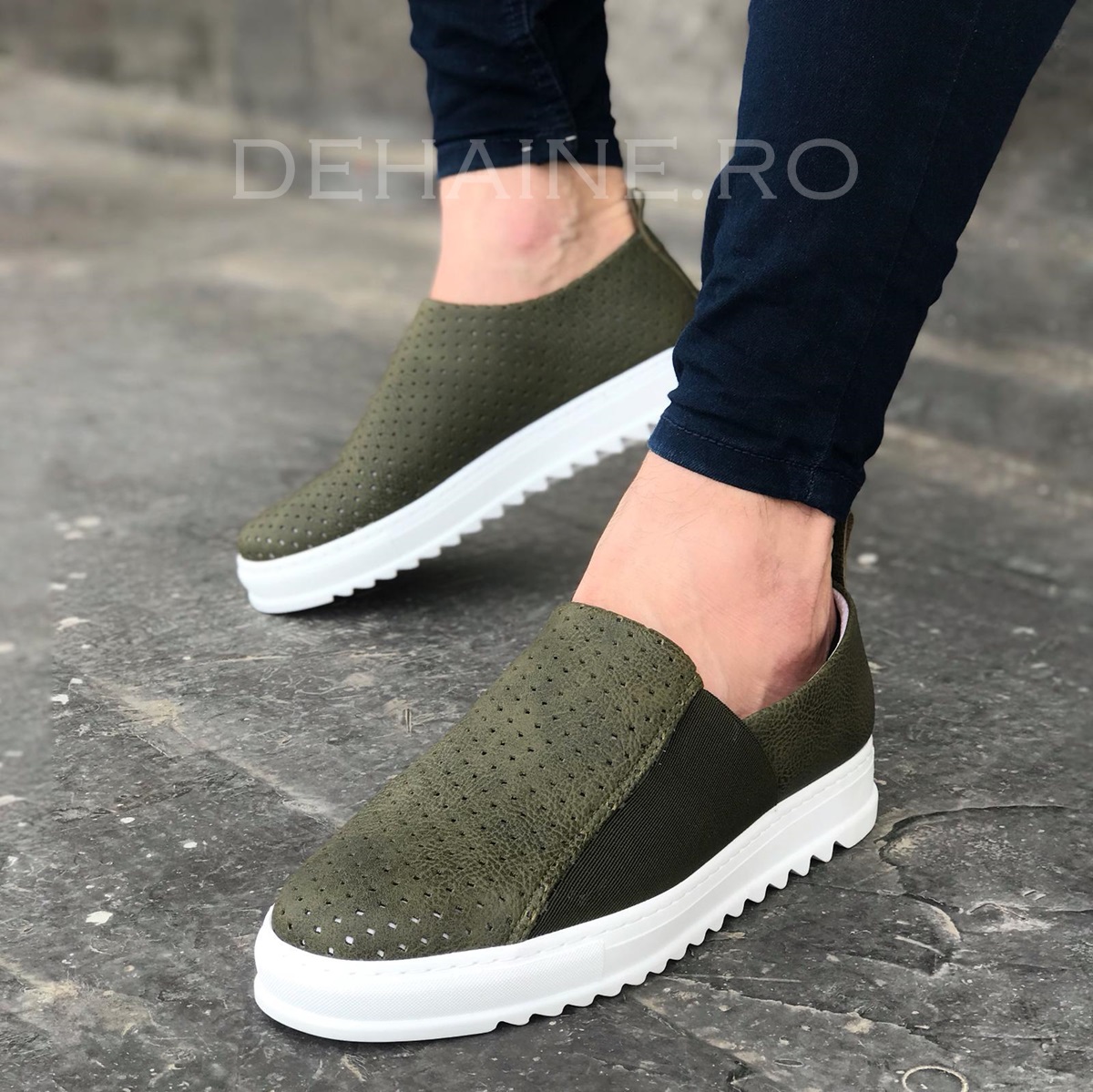 Adidasi barbati casual kaki zr a4720