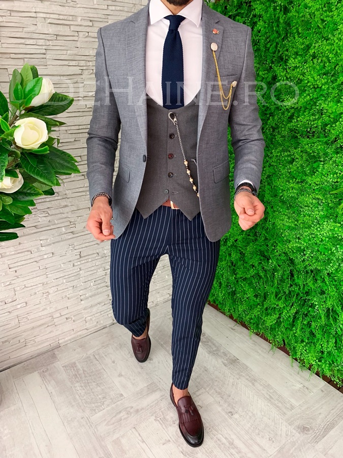 Sacou barbati slim fit zr a3769 