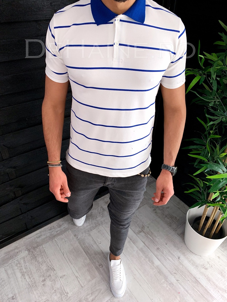 Tricou barbati polo slim fit ZR A4181 P7-4