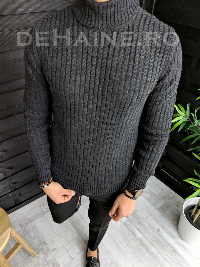 Helanca barbati gri slim fit zr a3338 102-1