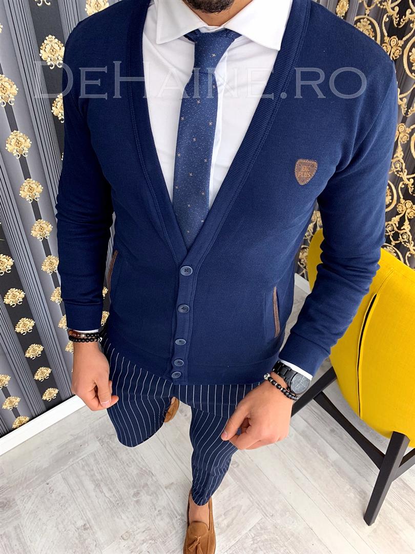 Bluza barbati bleumarin zr 9890 f5-3