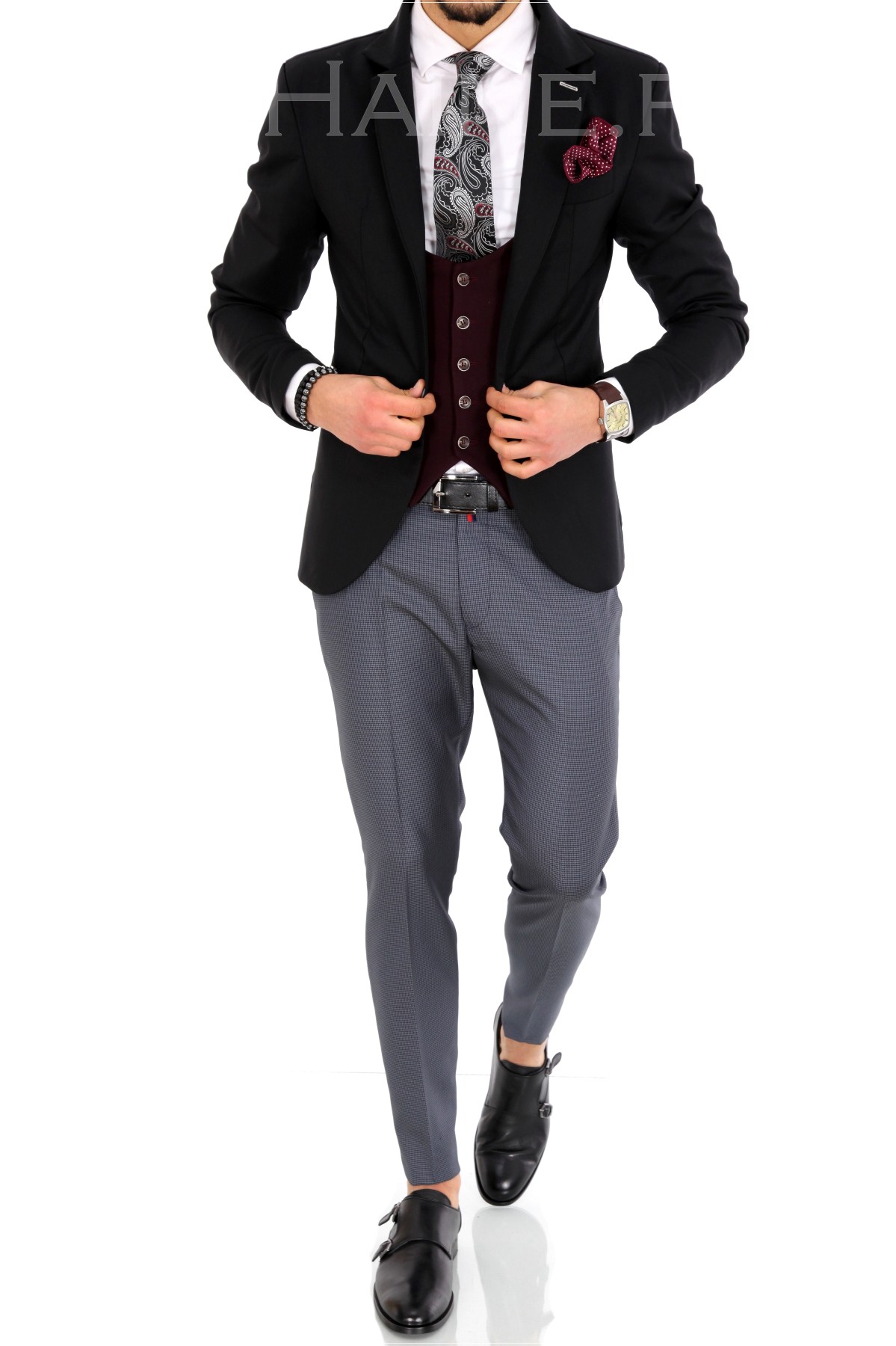 Sacou barbati slim fit zr 9942 s1