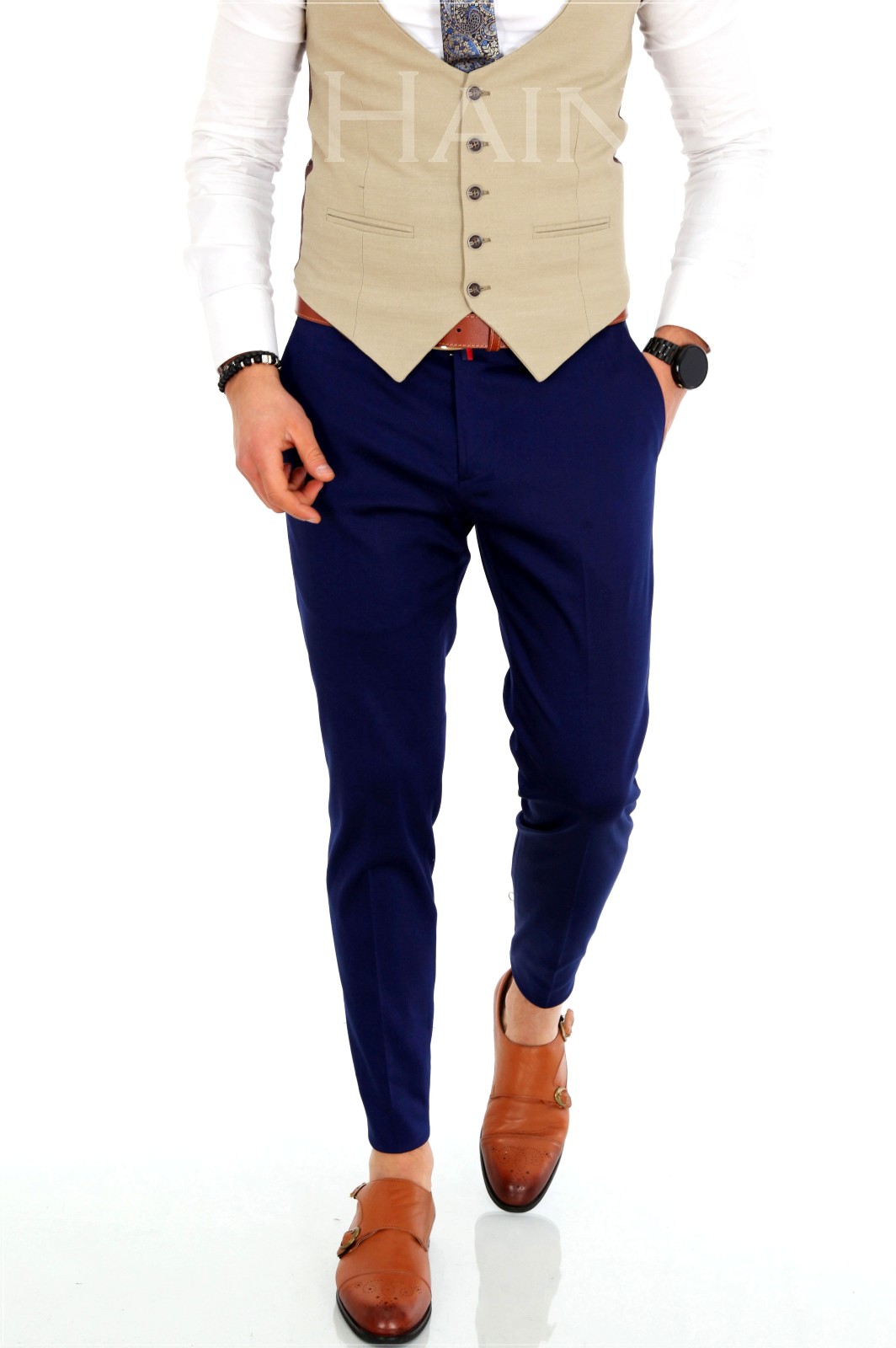 Pantaloni barbati eleganti ZR 9843 B1-1.2
